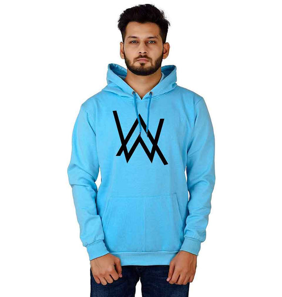 Alan-Walker Printed Hoodie Sky Blue – The Walk Deal