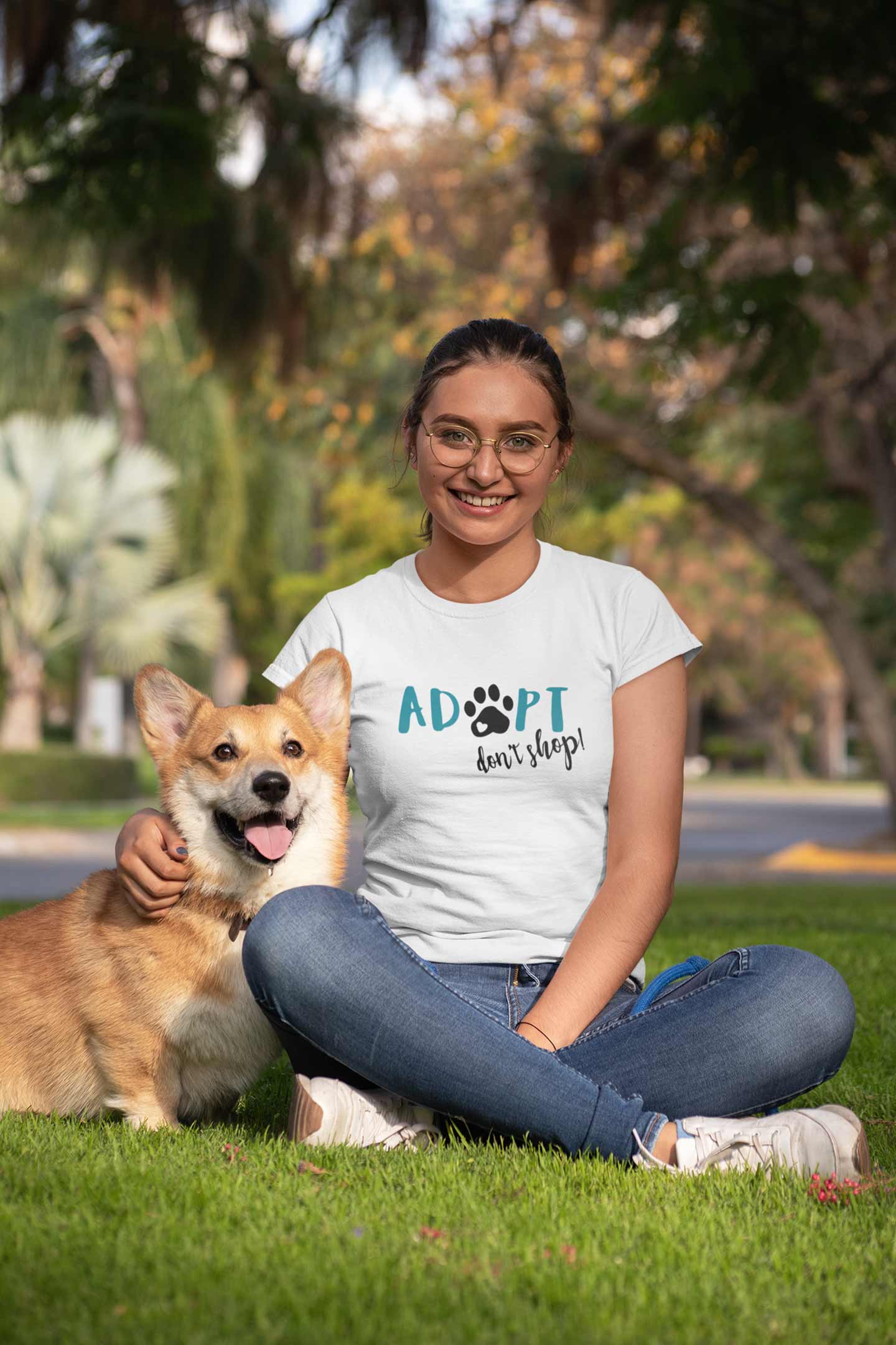 Adopt_Don't_Shop Graphic T-Shirts For Women