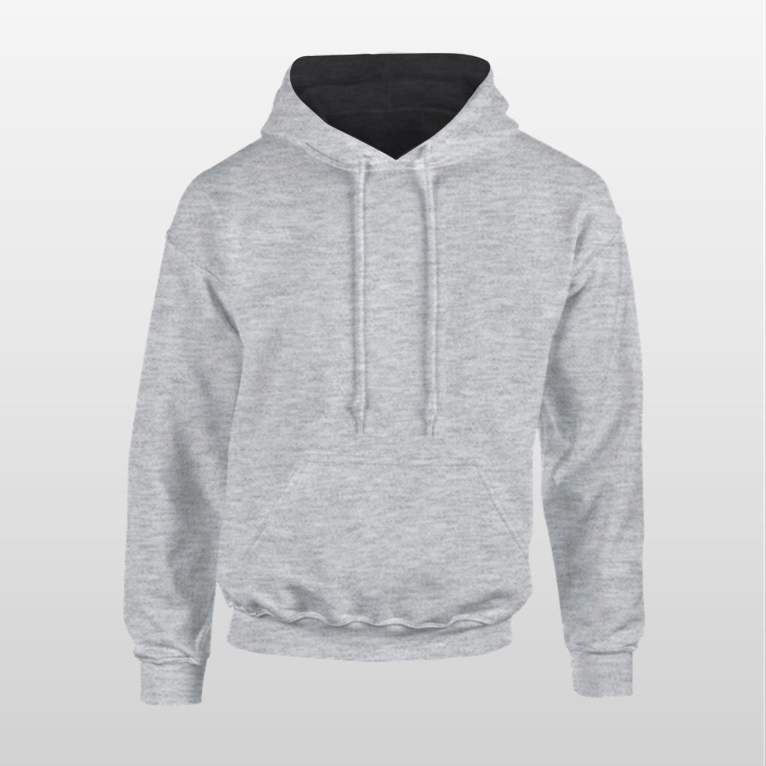 Plain Hoodie Light Gray