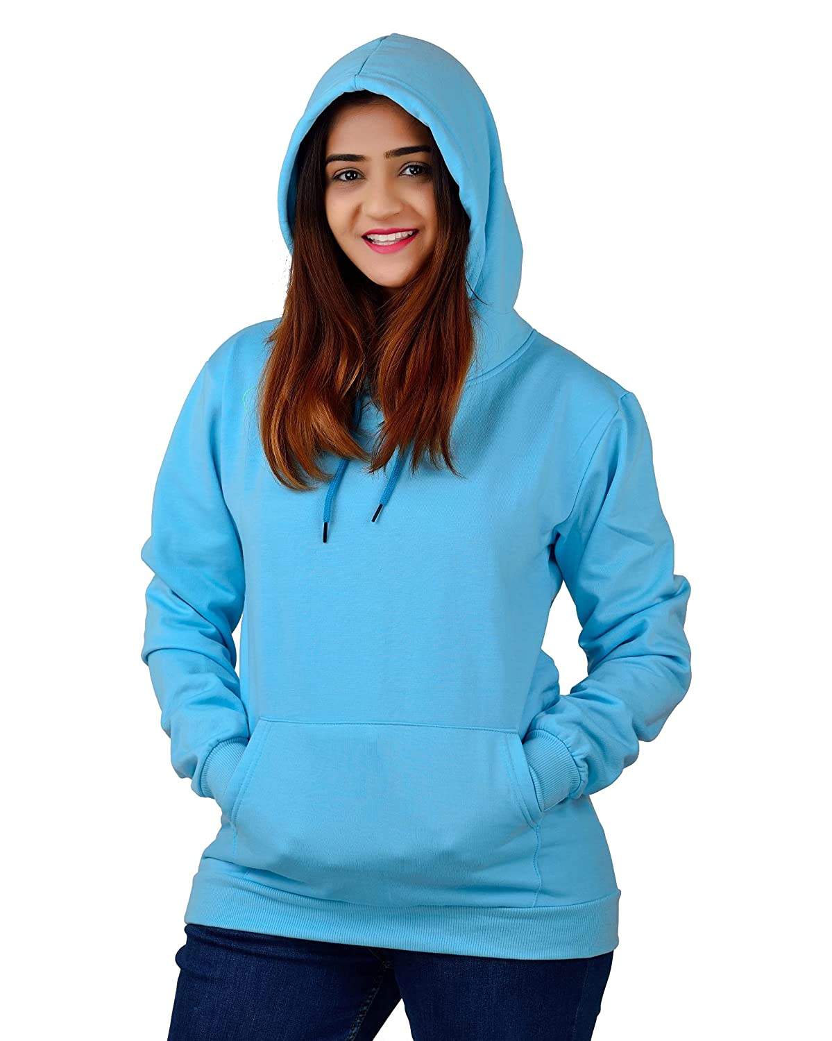 SkyBlue Hoodie For Women