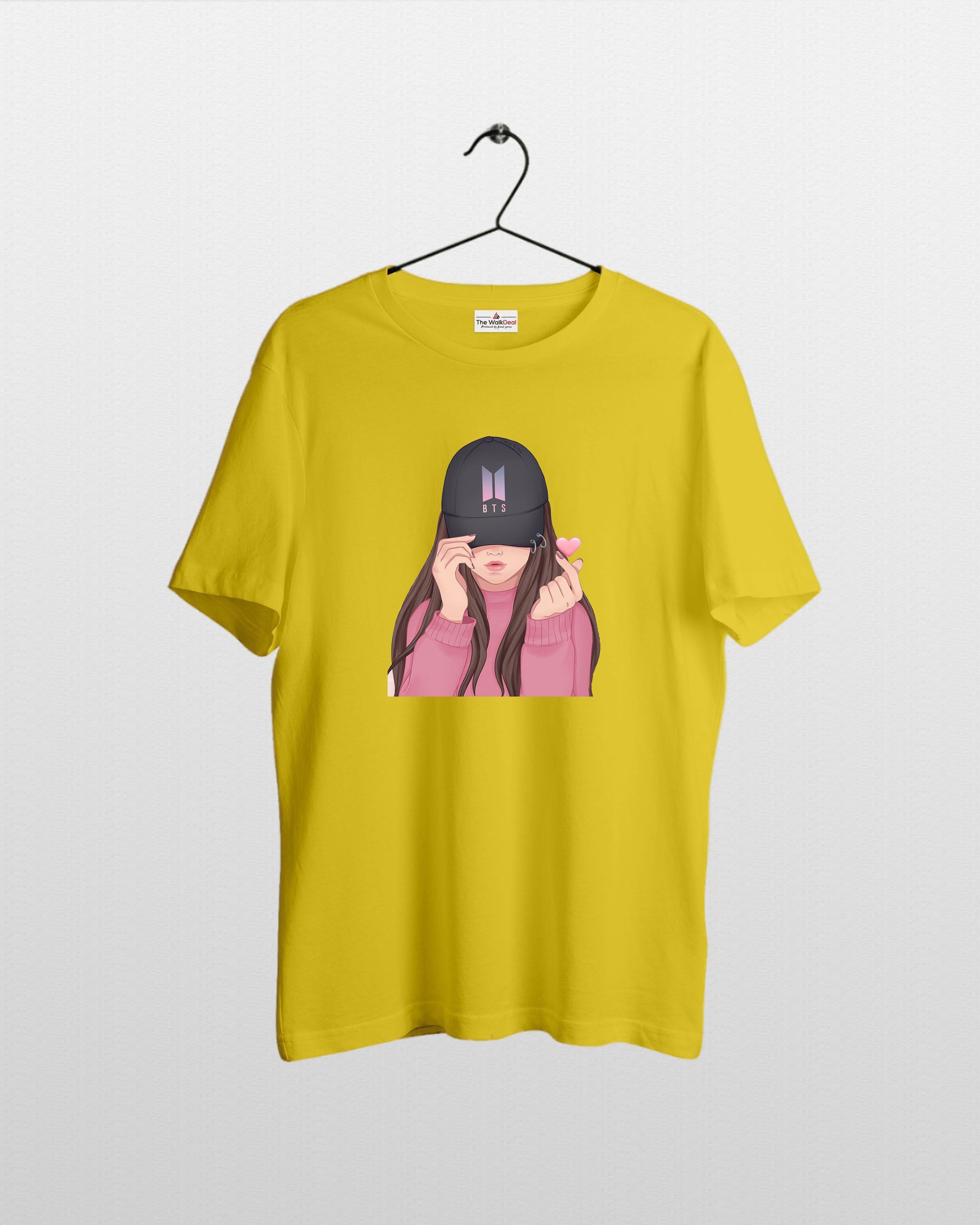 BTS T-Shirts For Men || Yellow || Stylish Tshirts || 100% Cotton || Best T-Shirt For Men's