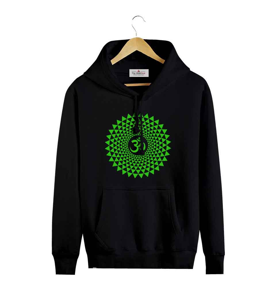 OM Printed Hoodie Black