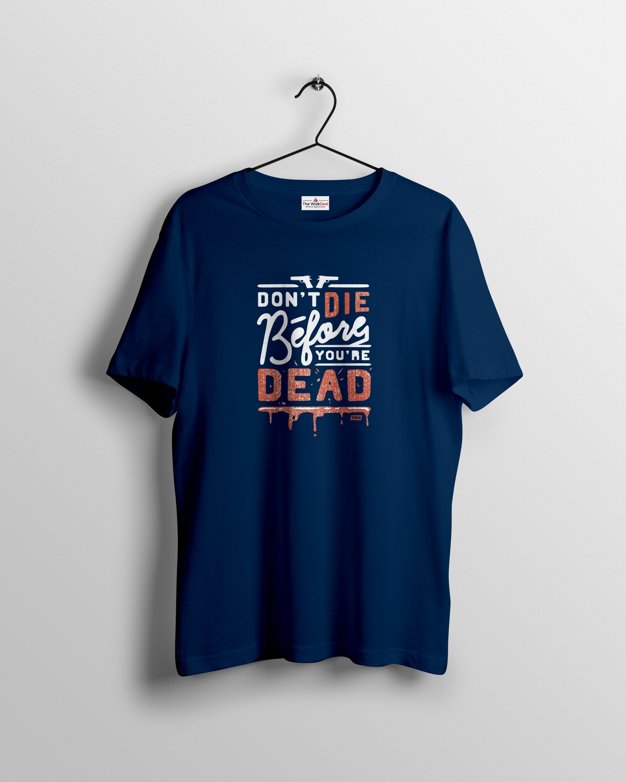 Don't-Die T-Shirts For Men || Navy Blue || Stylish Tshirts || 100