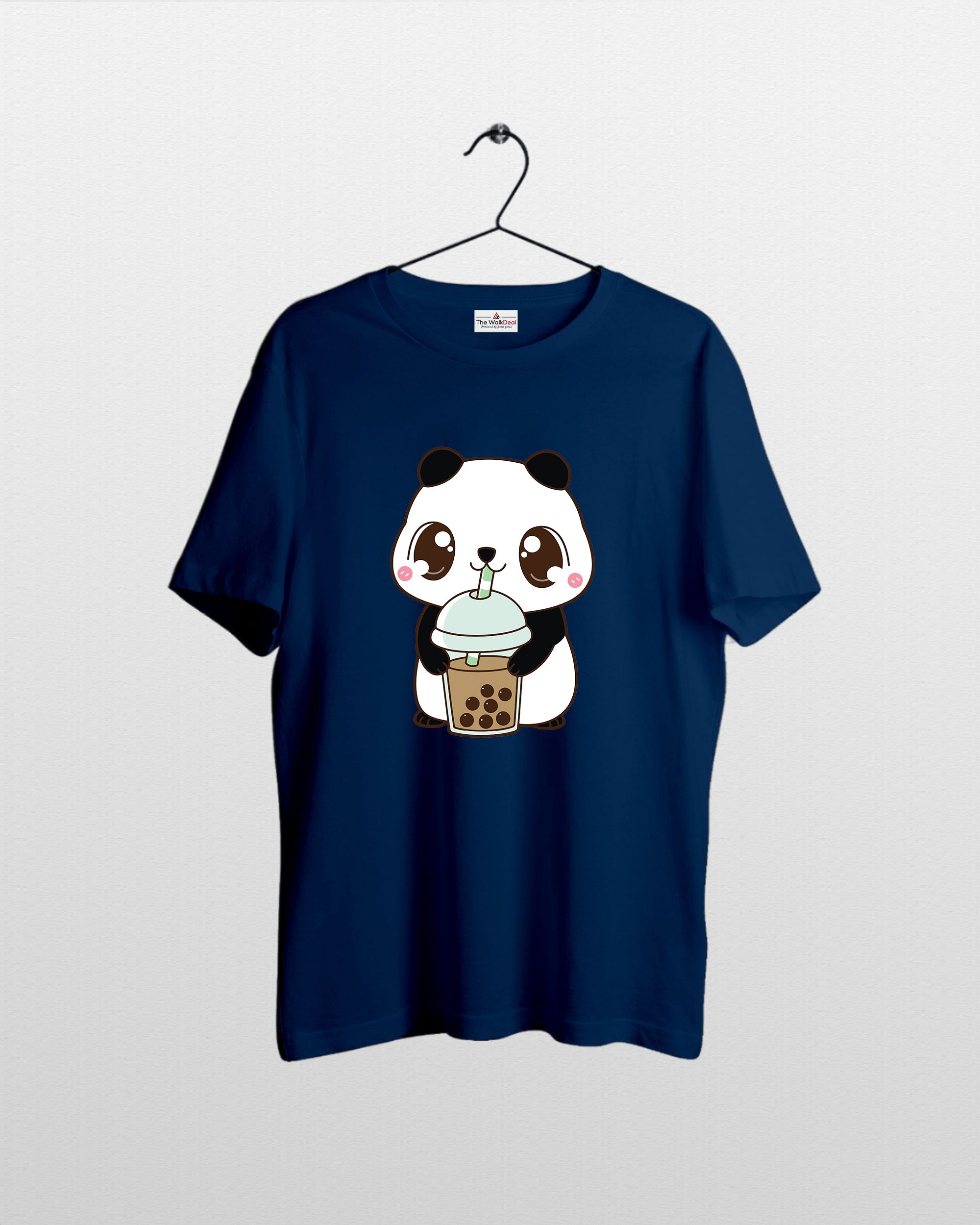 Panda T-Shirts For Men || Navy Blue || Stylish Tshirts || 100% Cotton || Best T-Shirt For Men's