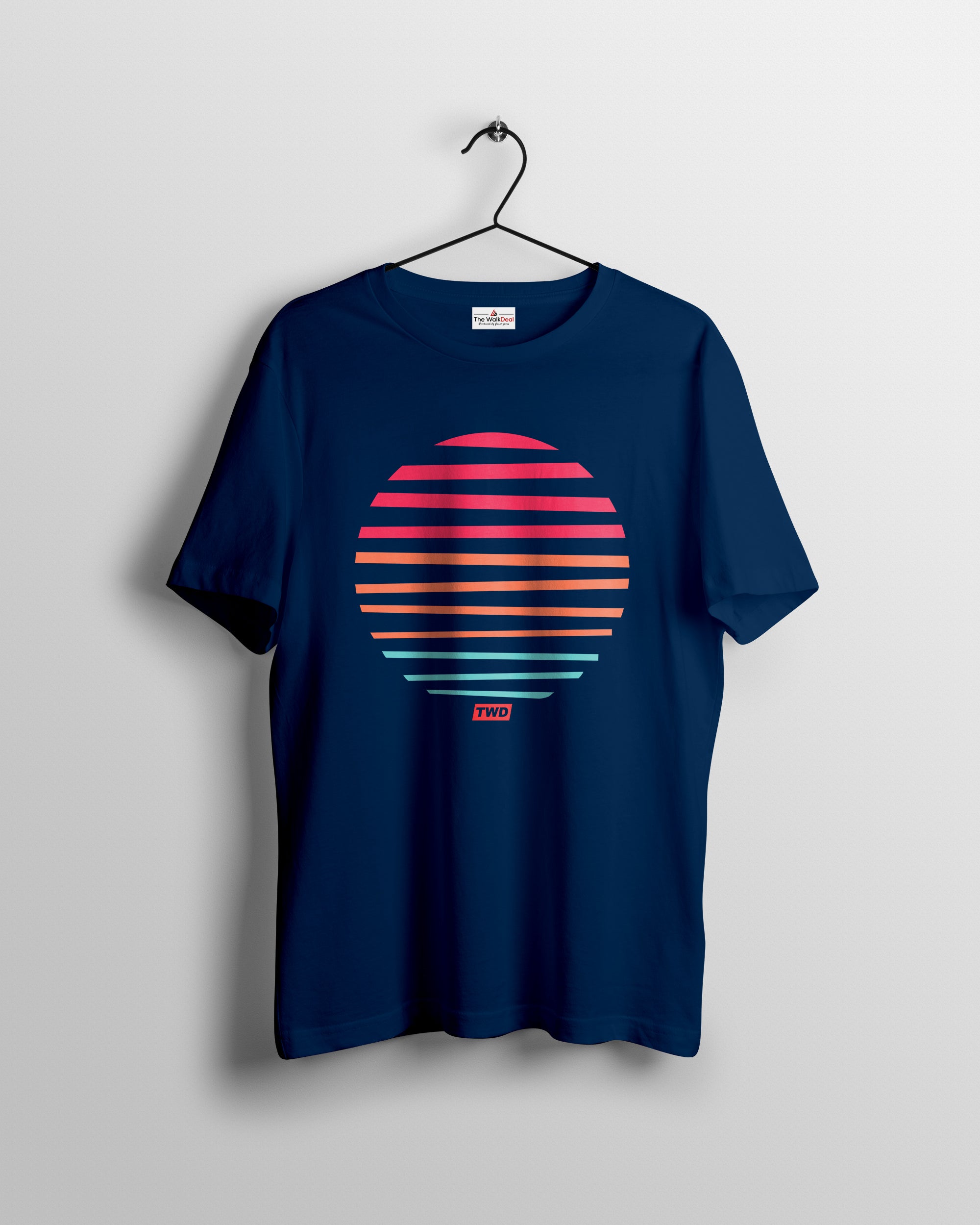 Shades Of Sun T-Shirts For Men || Navy Blue || Stylish Tshirts || 100% Cotton || Best T-Shirt For Men's
