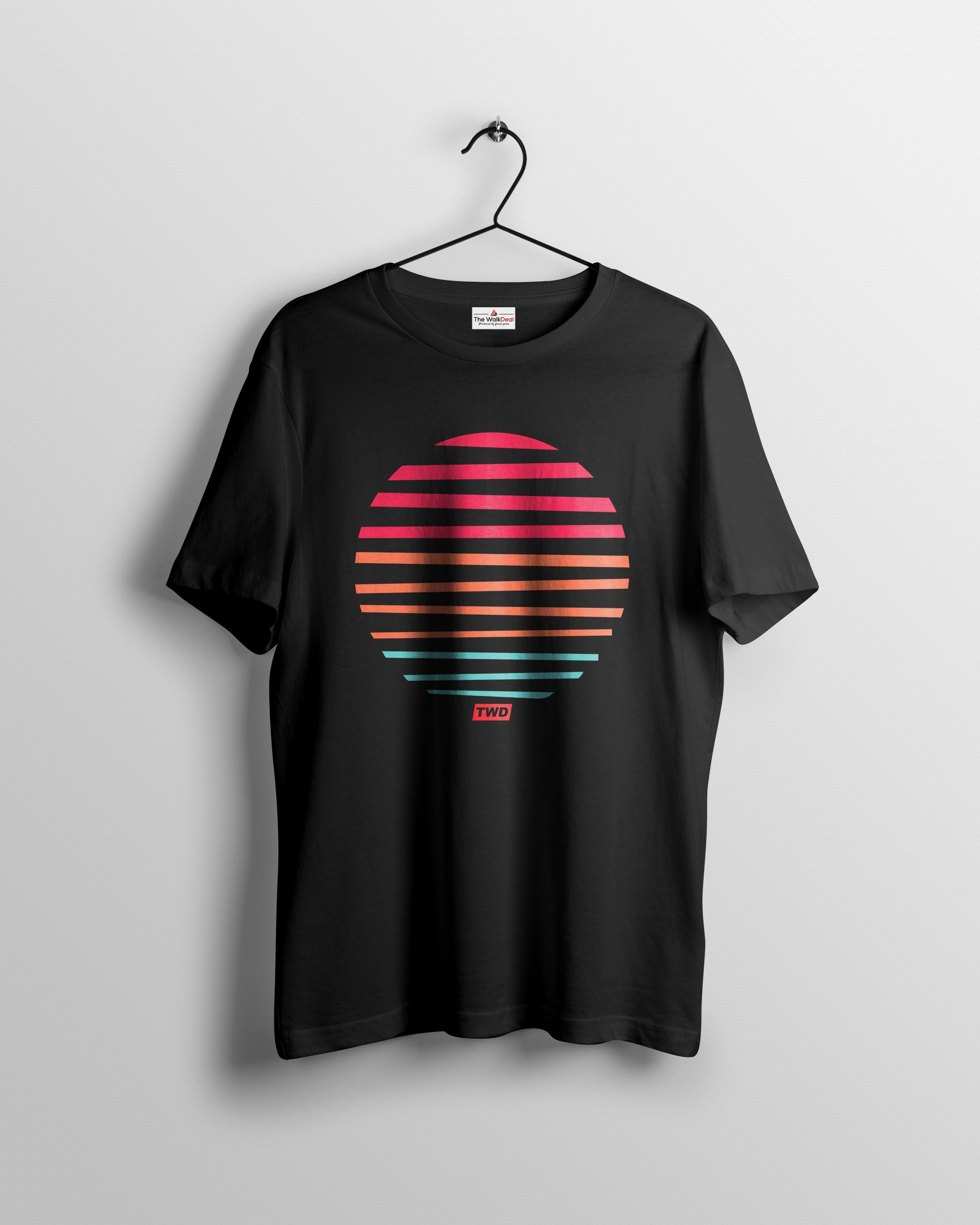 Shades_Of_Sun_Black T-Shirts For Men