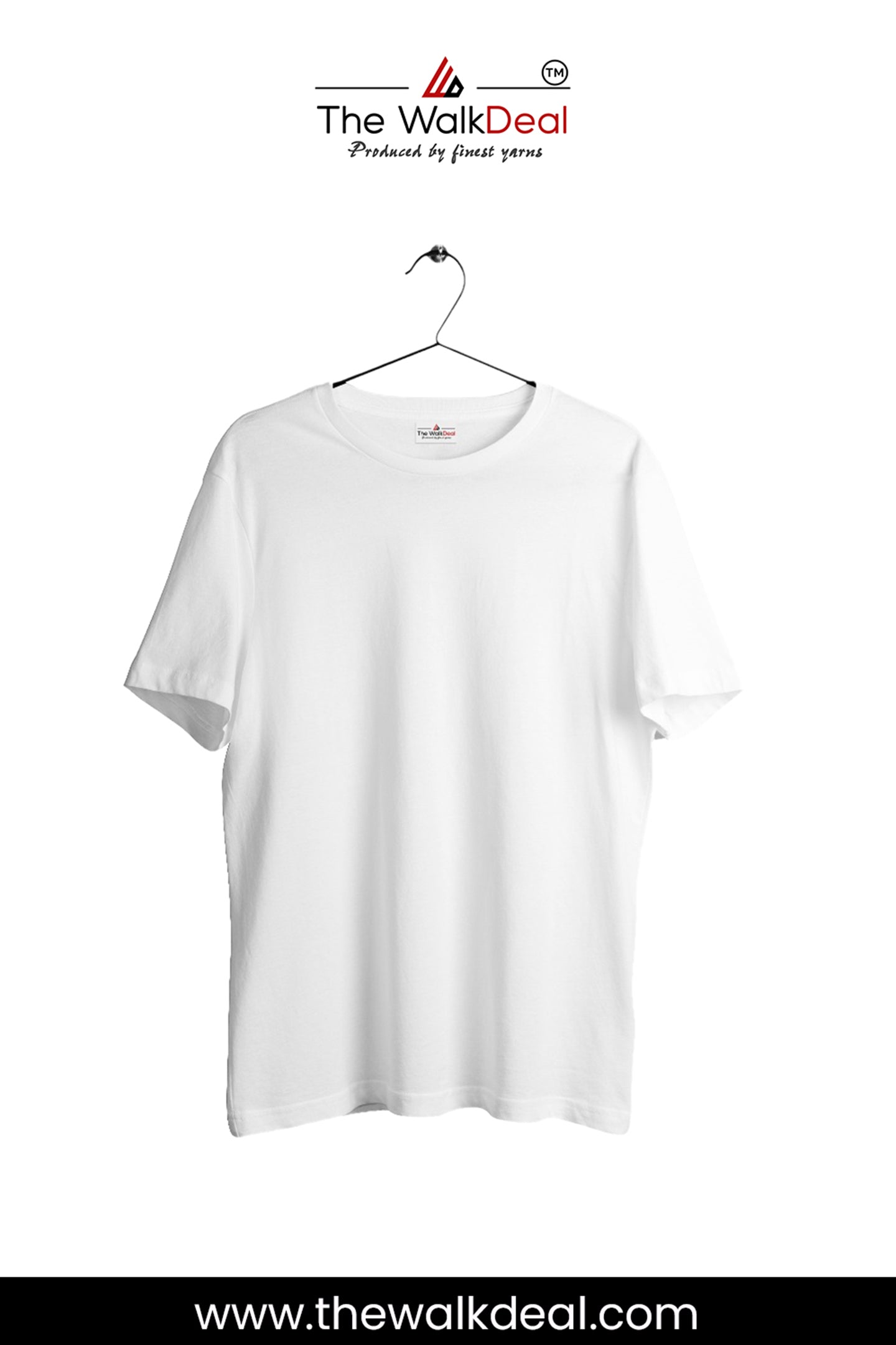Alabaster White Round Neck T-Shirt