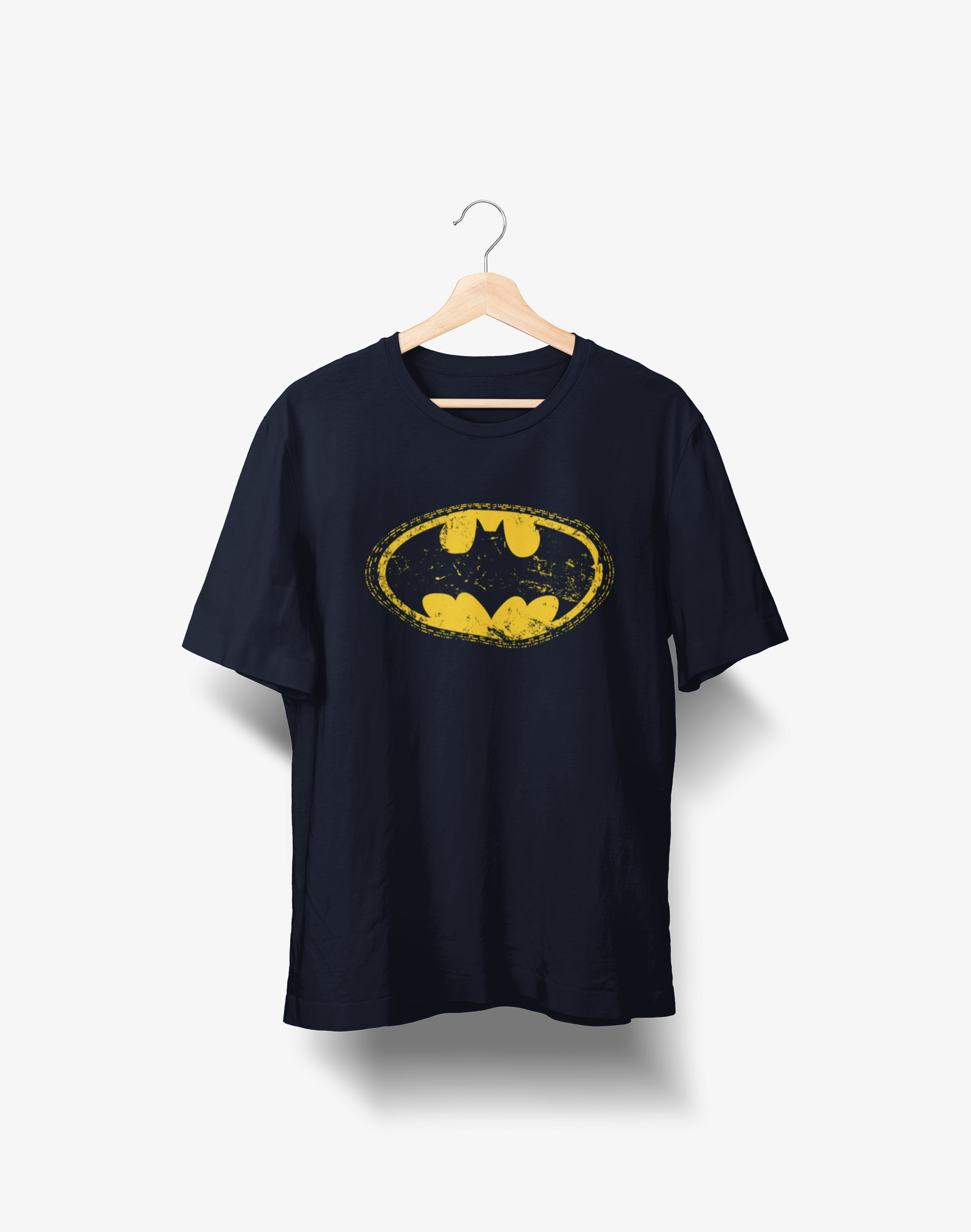 Batman Navy Blue Round Neck T-Shirt