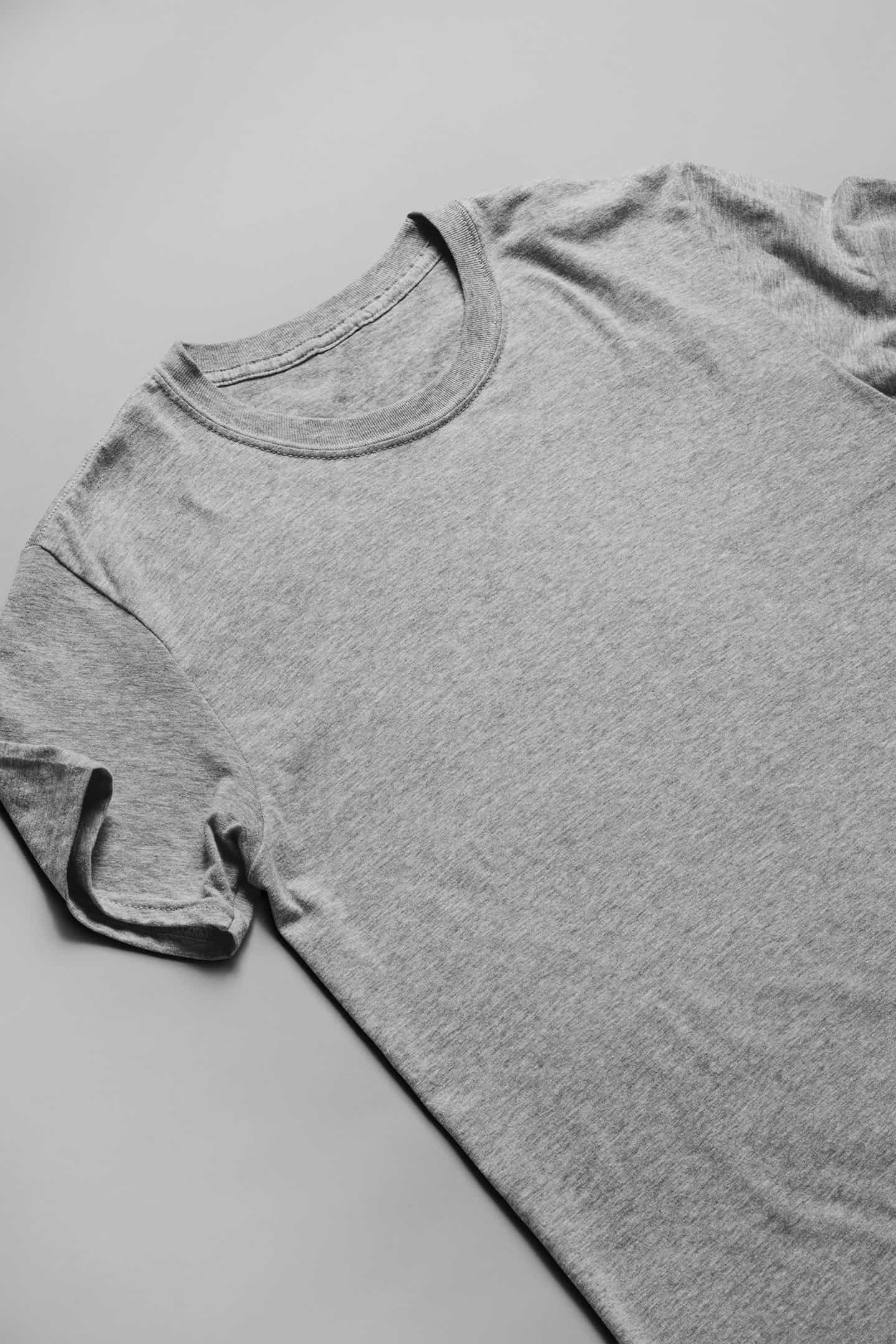 Grey Round Neck T-Shirt For Men
