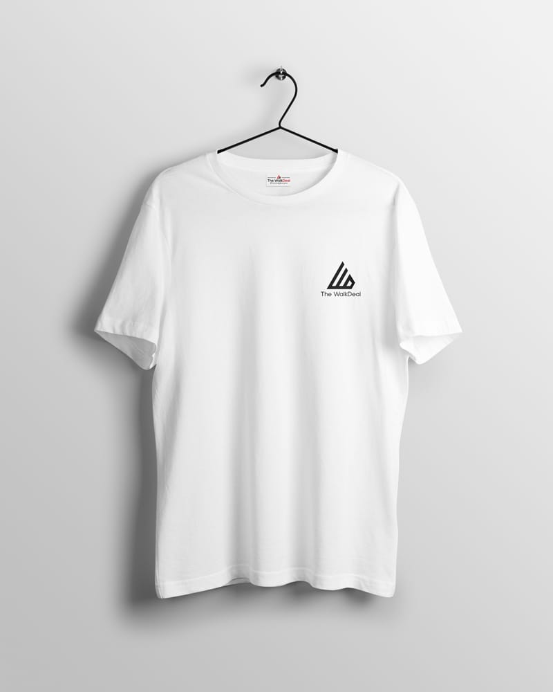 TWD Logo T-Shirts For Men || White || Stylish Tshirts || 100% Cotton || Best T-Shirt For Men's